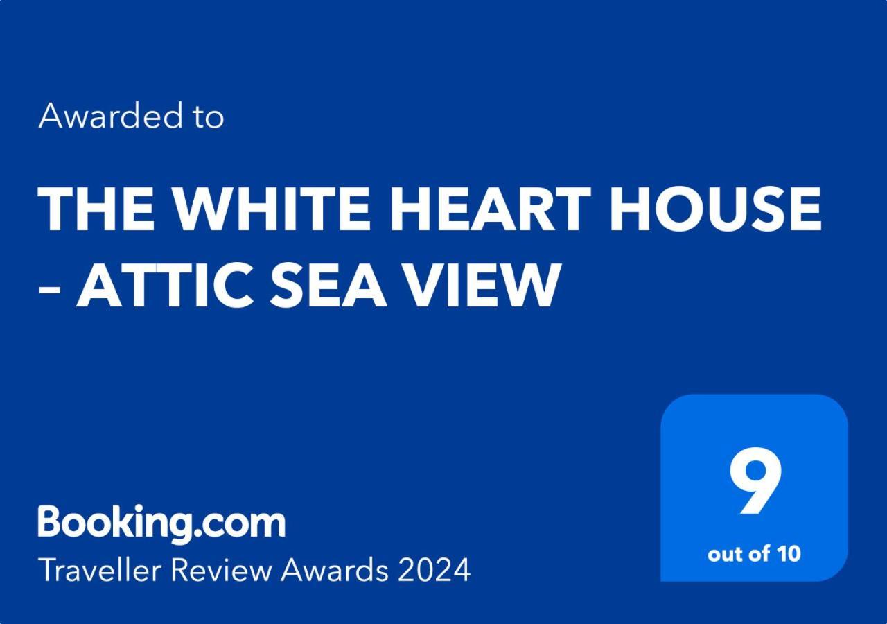 ロスクリスティアーノスThe White Heart House - Attic Sea Viewアパートメント エクステリア 写真